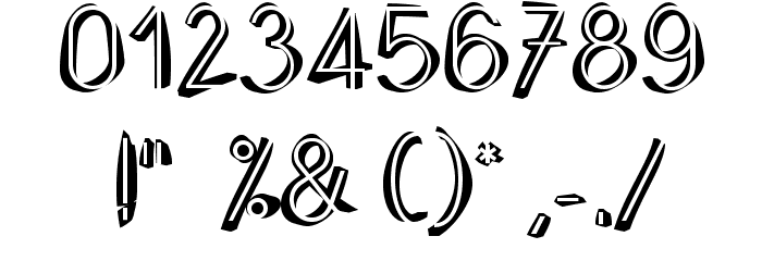 Domino-Regular Font OTHER CHARS