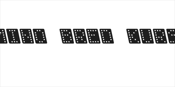 Domino bred kursiv Logo