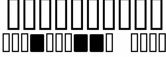 Domino bred Font OTHER CHARS