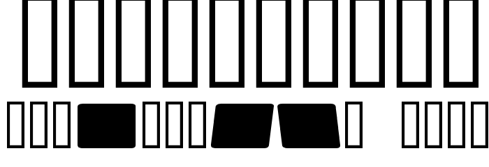Domino flad kursiv Font OTHER CHARS