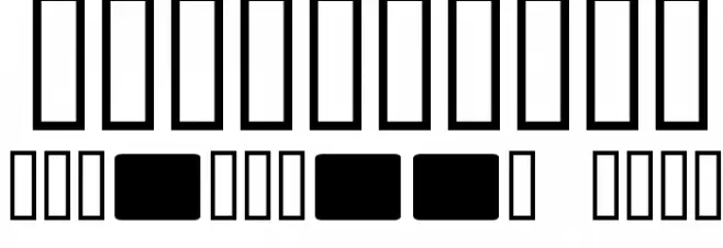 Domino flad Font OTHER CHARS