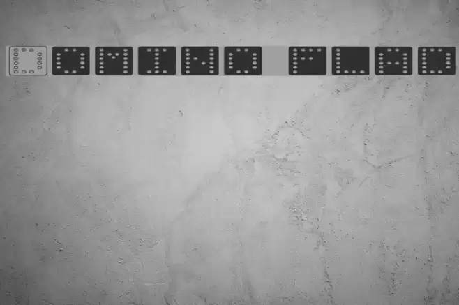 Domino flad Font examples