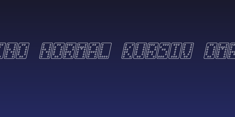 Domino normal kursiv omrids Social Header