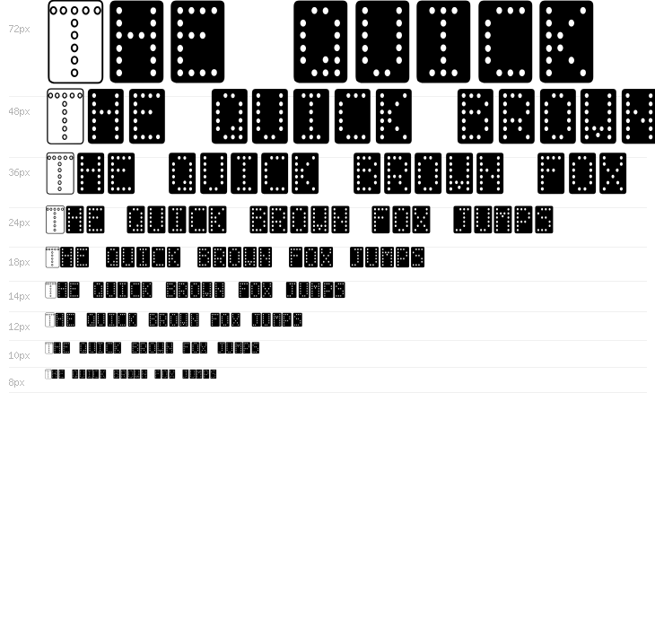 Domino normal Waterfall