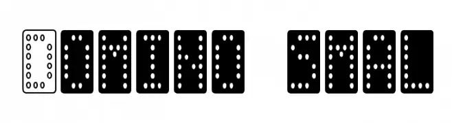 Domino smal  Скачать бесплатные шрифты