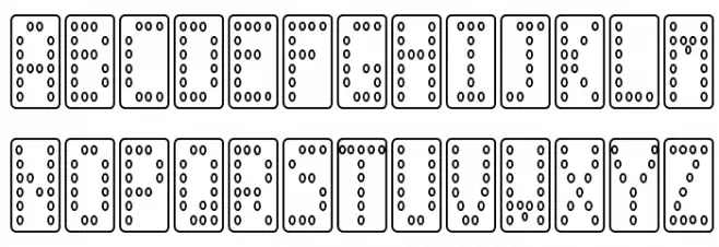 Domino smal フォント 大文字