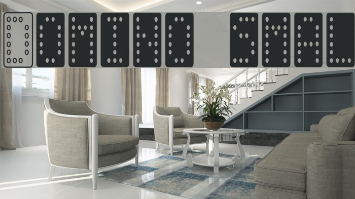 Domino smal Font examples
