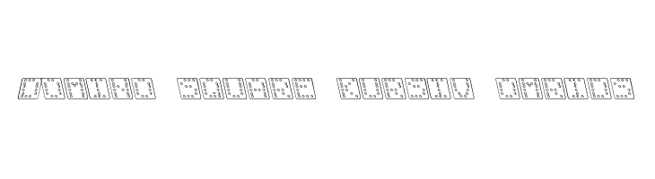 Domino square kursiv omrids  Free Fonts Download