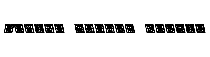 Domino square kursiv Font
