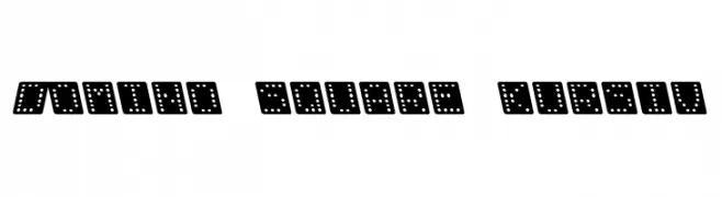 Domino square kursiv  Fuentes Gratis Descargar