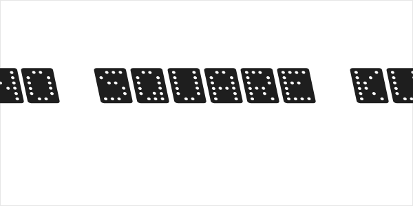 Domino square kursiv Logo