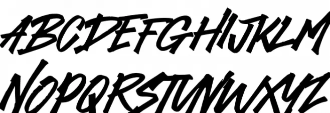 Dominos Blast Schriftart Groß