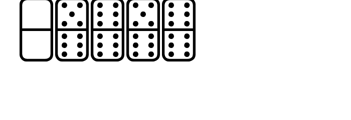 Dominos St Font OTHER CHARS