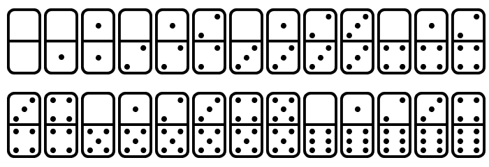 Dominos St Font LOWERCASE