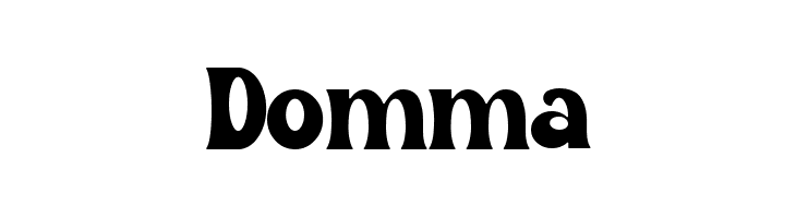Domma  Frei Schriftart Herunterladen