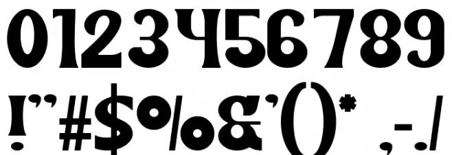 Domma Font Alte caractere