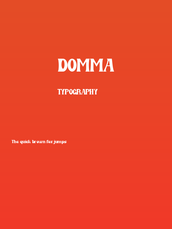 Domma Poster