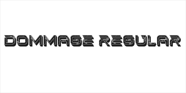 Dommage Regular Logo
