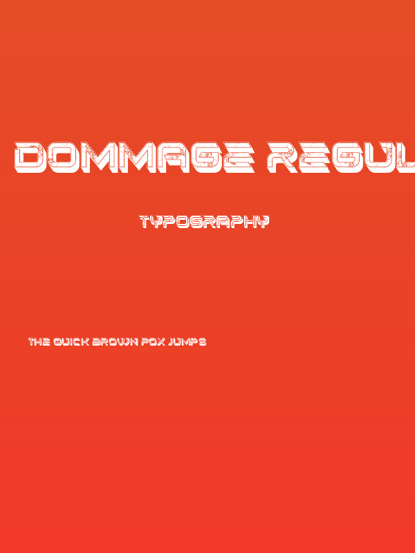 Dommage Regular Poster