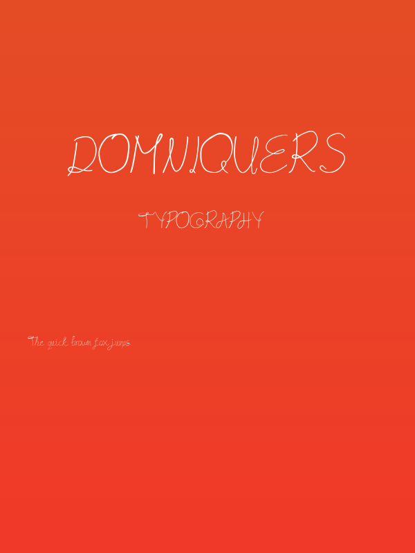 Domniquers Poster
