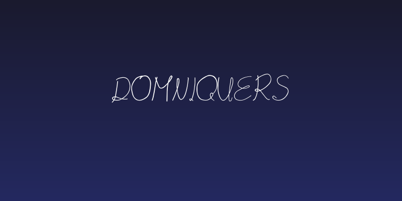 Domniquers Social Header