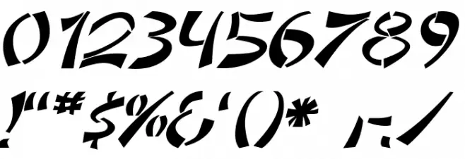 DomoAregato Italic Font OTHER CHARS