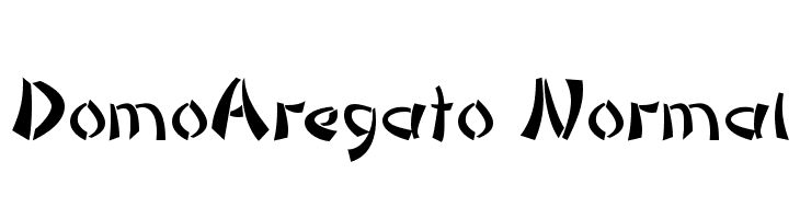 DomoAregato Normal  Fuentes Gratis Descargar