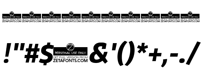 Domotika Trial Bold Italic Font OTHER CHARS