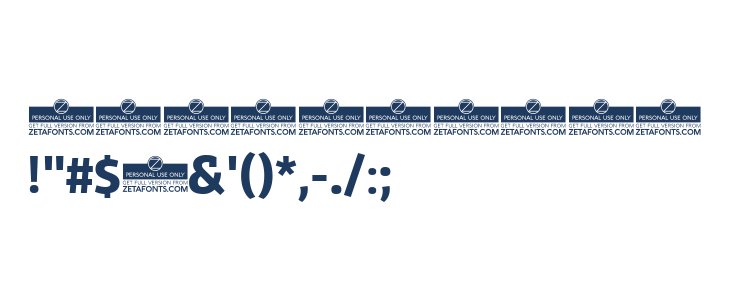 Domotika Trial Bold Other Characters