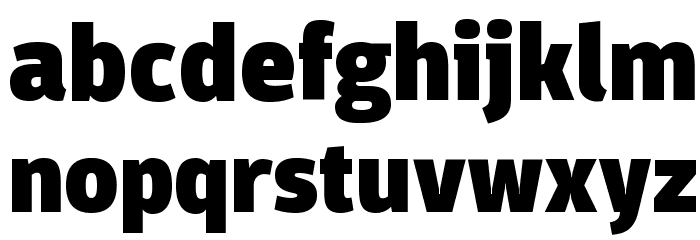 Domotika Trial Heavy Font LOWERCASE