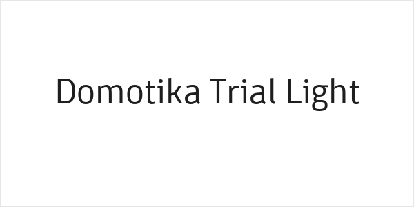 Domotika Trial Light Logo
