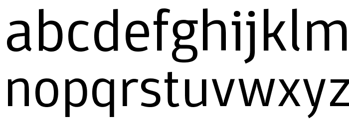 Domotika Trial Light Font LOWERCASE