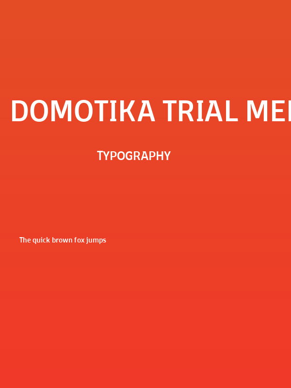 Domotika Trial Medium Poster
