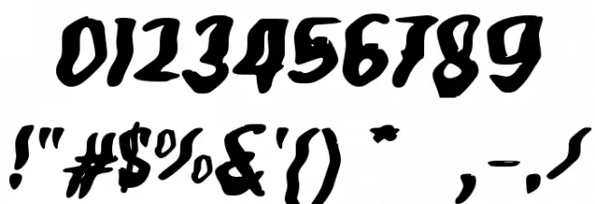 Dompleng Font OTHER CHARS