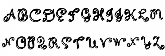 Domywriting Regular Polices MAJUSCULES