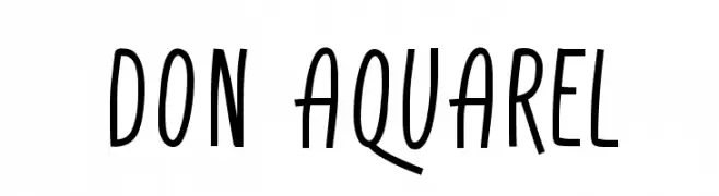 Don Aquarel  नि: शुल्क फ़ॉन्ट्स डाउनलोड