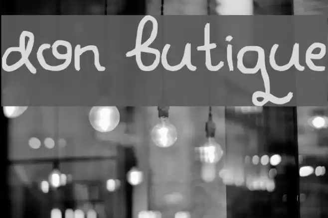 Don Butique Font examples