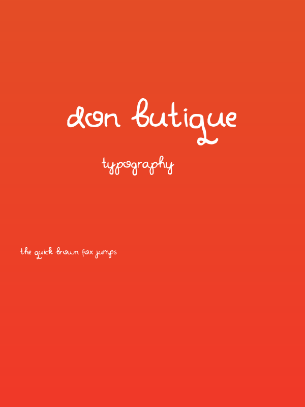 Don Butique Poster