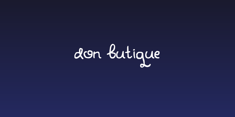 Don Butique Social Header
