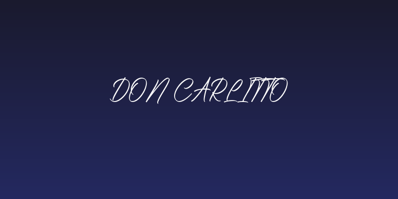 Don Carlitto Social Header