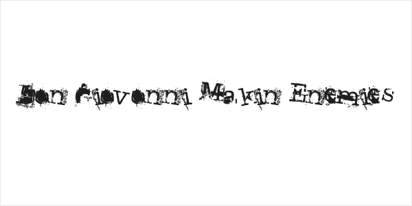 Don Giovonni Makin Enemies Logo