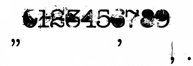 Don Giovonni フォント その他の文字