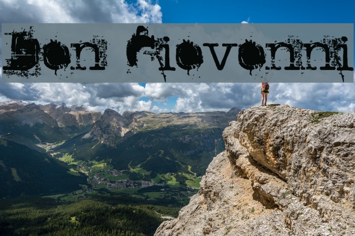 Don Giovonni Font examples