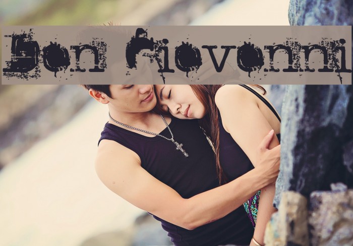 Don Giovonni Font examples