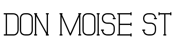 Don Moise St  Frei Schriftart Herunterladen