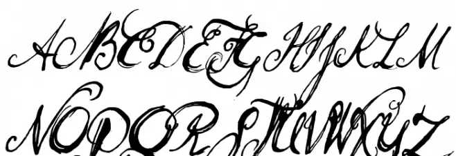 Don Quixote Font UPPERCASE