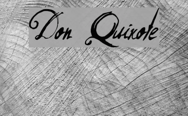 Don Quixote Example 1