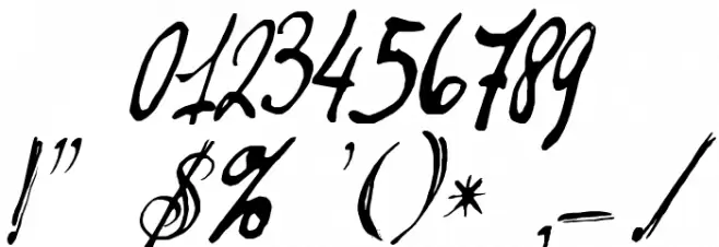 DonQuixote Font OTHER CHARS