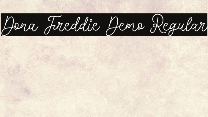 Dona Freddie Demo Regular Example 1
