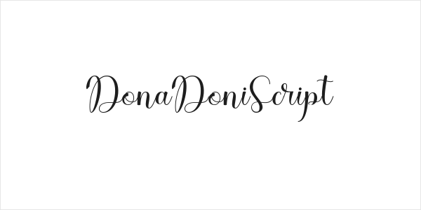 DonaDoniScript Logo